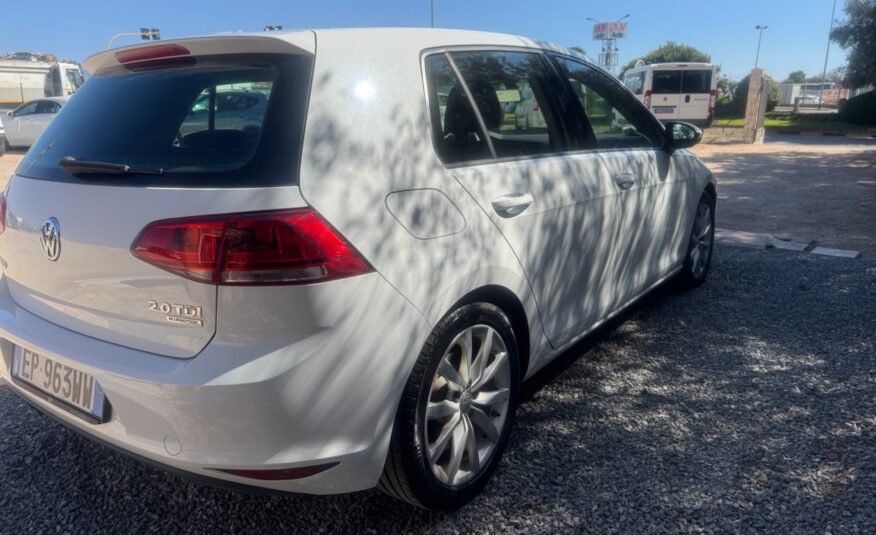 VOLKSWAGEN Golf 7a serie TDI 5P Highline BlueMotion tetto apribile